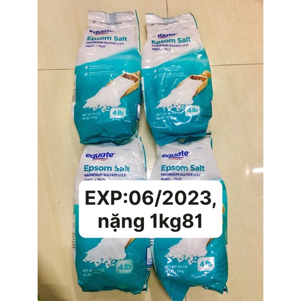 (USA)Muối Epsom nguyên chất – EQUATE 1lb(454g), 4lb(1kg81g) | BigBuy360 - bigbuy360.vn