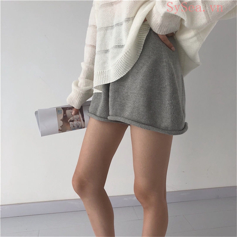 Quần Short Nữ Lưng Cao Thời Trang Hàn | BigBuy360 - bigbuy360.vn