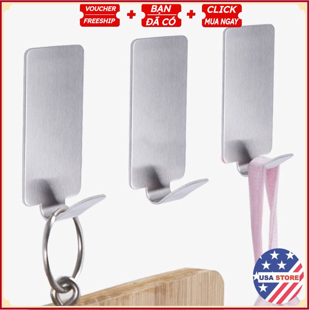 Vỉ Móc Treo Đồ Kim Loại Kiểu 6 (Vuông/Tròn)