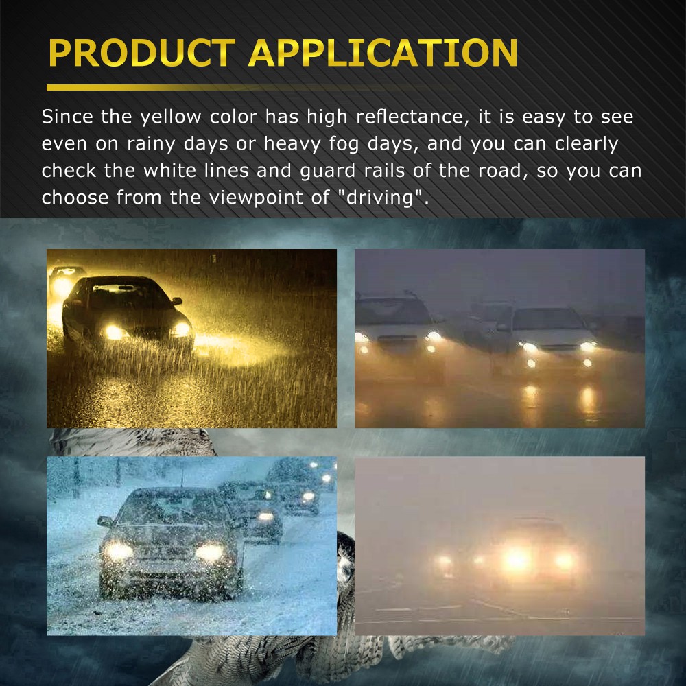 UNI-SHINE Đèn LED 48W 3000K 6000K 18000LM H4 Đèn pha LED H7 H1 H3 HB3 HB4 9005 9006 H11 Đèn sương mù LED 12V Bóng đèn xe hơi LED Canbus CHIP M4