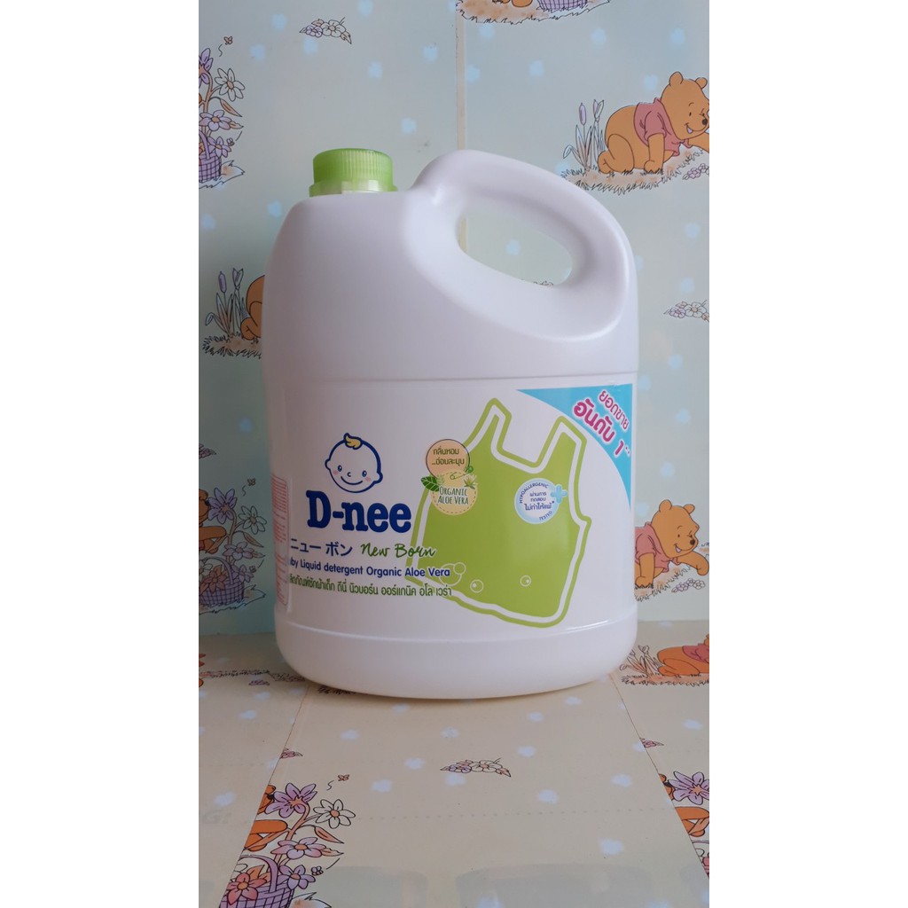 (CTY Đại Thịnh) Nước Giặt Quần Áo Em Bé Dnee xanh/hồng/tím/trắng/xanh lá (3000ml)