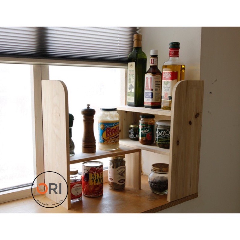 Giá/Kệ Để Gia Vị , Đồ Trang Trí Gỗ Thông Nhập Khẩu ( Giá Xưởng)