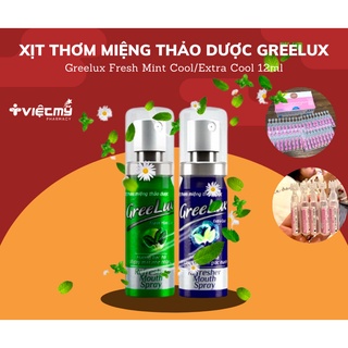 Xịt thơm miệng thảo dược Greelux 12Ml lọ 12ml