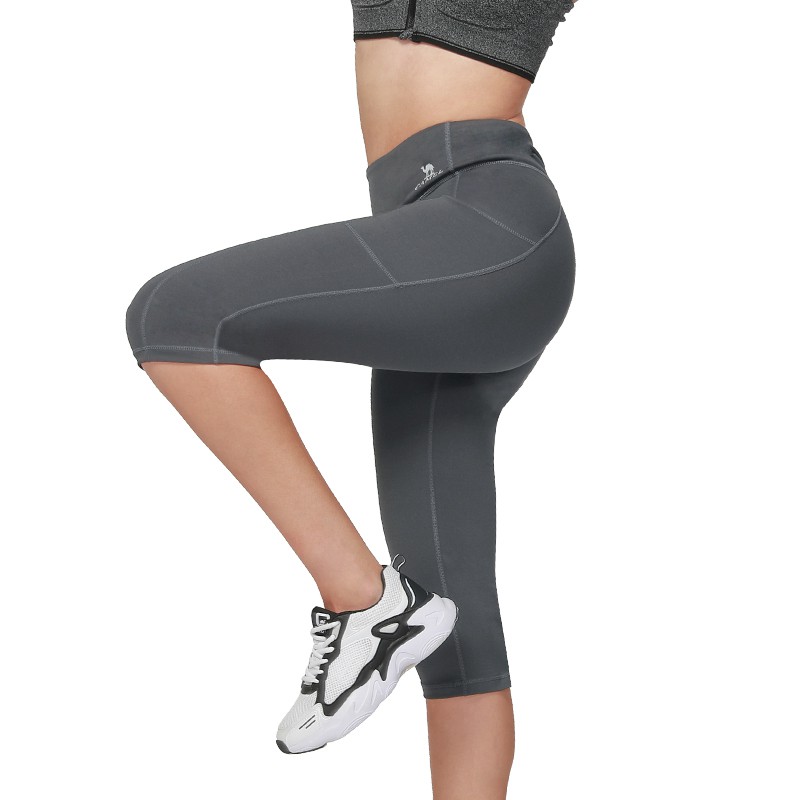 Quần tập yoga CAMEL lưng cao co giãn thoải mái năng động cho nữ