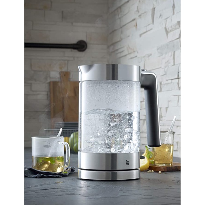 Ấm siêu tốc WMF Lono thủy tinh 1,7L - Ấm đun nước vỏ thủy tinh chịu nhiệt [nhập khẩu Đức]