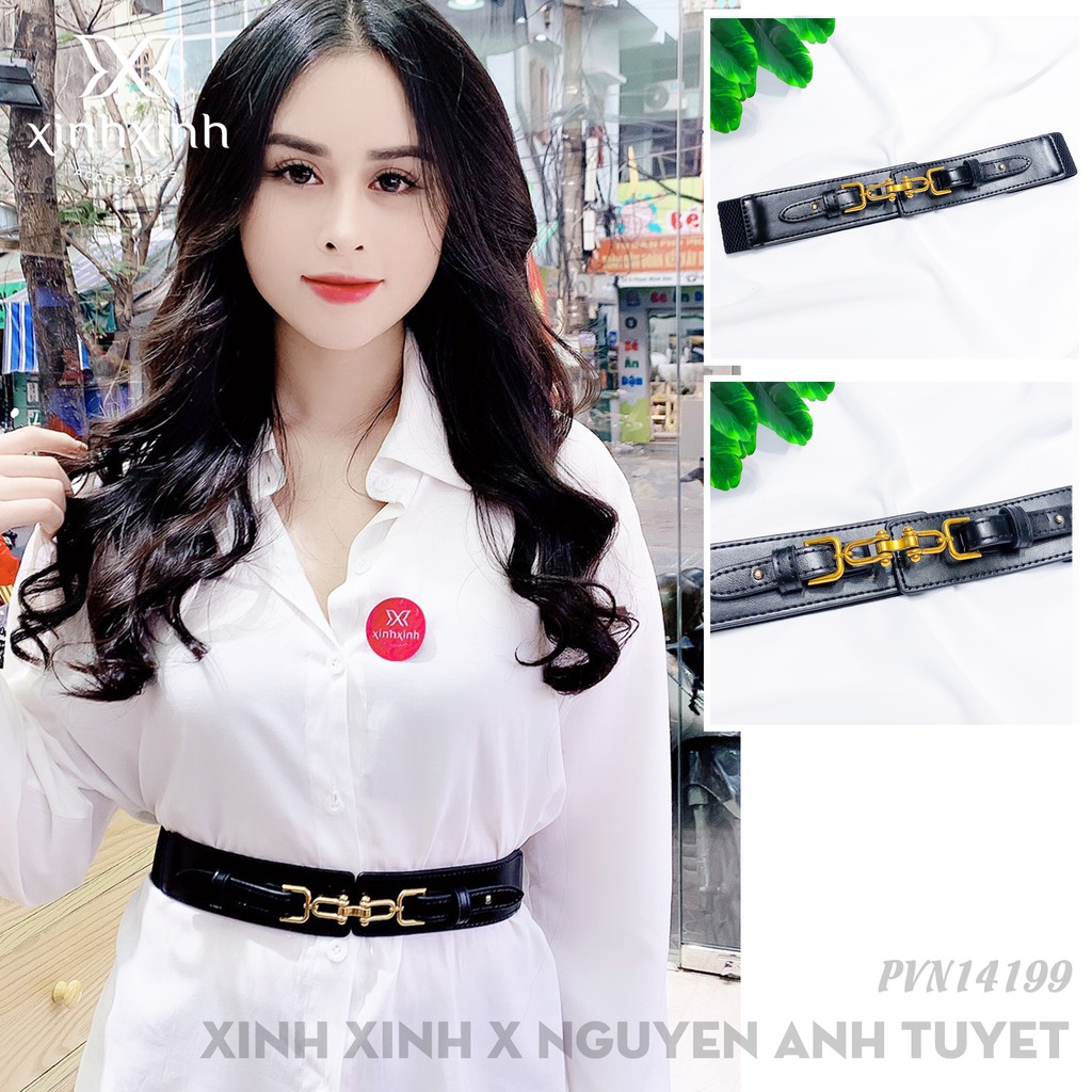 Belt váy, đai váy da kết chữ thời trang, xích cá tính cho bạn gái tỏa sáng - Xinh Xinh Accessories