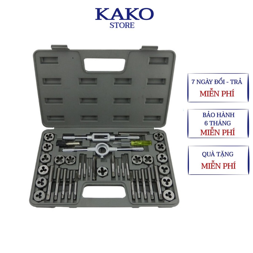 Bộ Taro tạo ren 40 chi tiết , bộ tạo ren trong và ngoài 40 pc