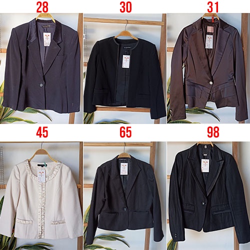 (2hand) Áo Blazer Nữ Dáng Ngắn và Lửng | BigBuy360 - bigbuy360.vn