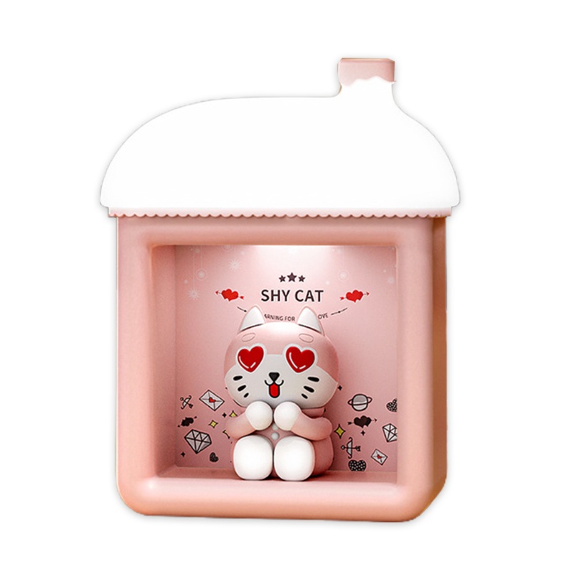 Đèn LED Sạc USB Gắn Tường Hình Ông Già Noel / Người Tuyết Hoạt Hình Dễ Thương