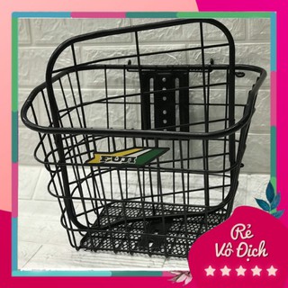 GIỎ SẮT (RỔ SẮT) XE ĐẠP ĐIỆN CÓ NẮP