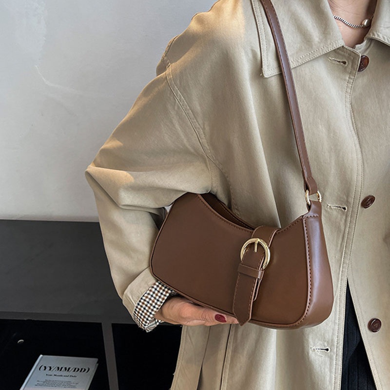 Túi đeo vai IELGY phong cách retro thời trang cao cấp cho nữ