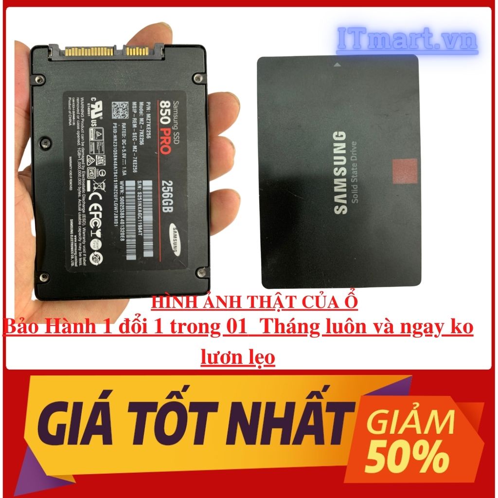 Ổ cứng SSD 256Gb Samsung/Sandisk/Hynix/Western Tháo máy laptop Dell đẹp như mới- có cài win 10 sẵn