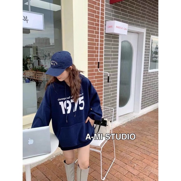 Áo hoodie nỉ bông số 1975 | BigBuy360 - bigbuy360.vn