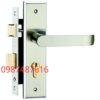 Khóa cửa gỗ bằng inox Huy Hoàng SS 5810.
