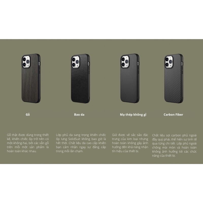 Series iPhone 13 | Ốp lưng SolidSuit chống sốc Rhinoshield