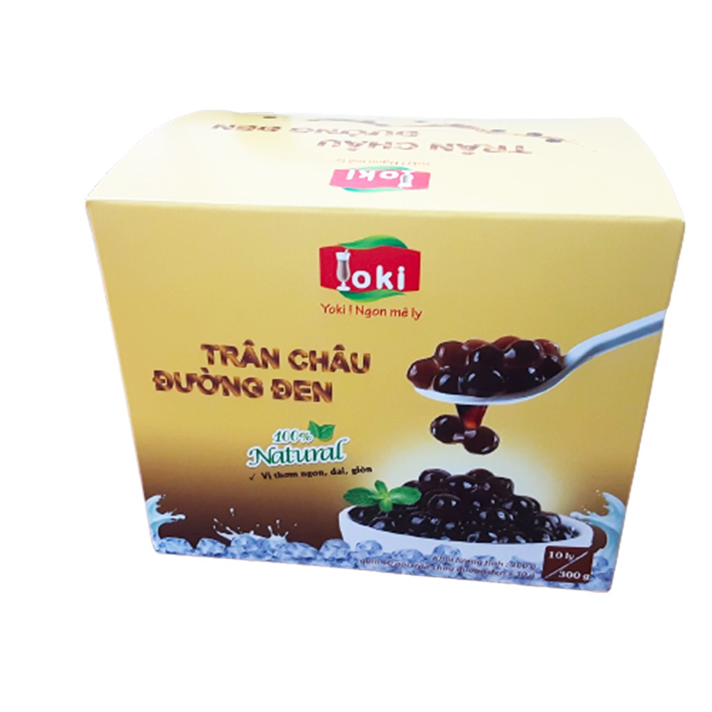Trân châu đường đen 3Q Yoki 300g
