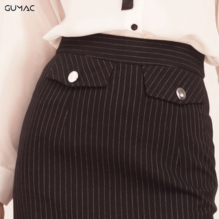Chân váy ôm sọc VA560 GUMAC