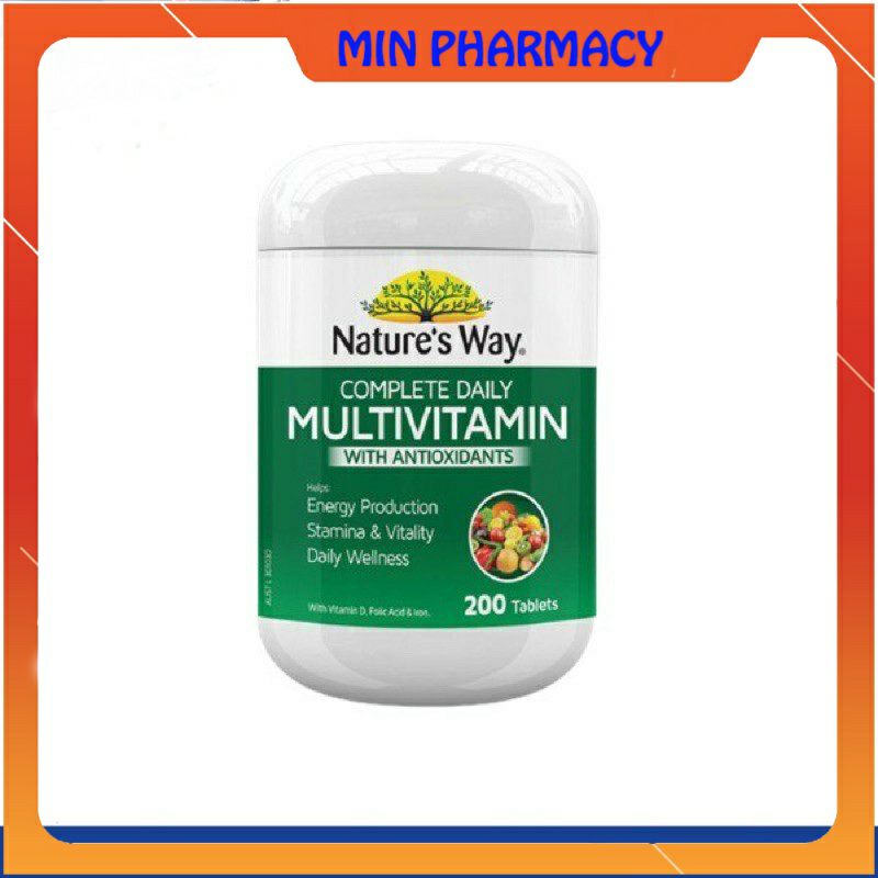 Vitamin Tổng Hợp [Úc] Nature’s Way Complete Daily Multivitamin - 200 Viên