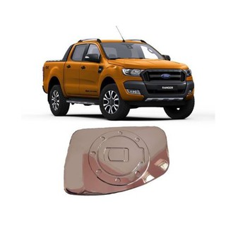 Ốp trang trí nắp xăng mạ crom xe ford ranger 2016-2019