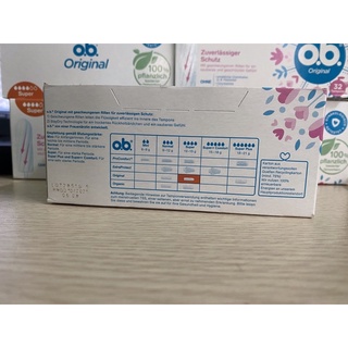 Thanh lý Tampon o.b của Đức