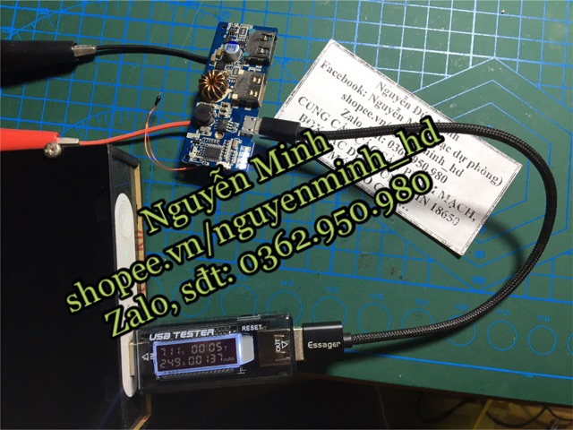 mạch sạc dự phòng ROMOSS RT10 PRO hỗ trợ sạc nhanh QC3.0 18w