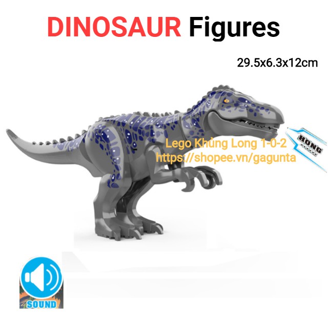 Lego Khủng Long Xám 2020 Có Tiếng Gầm Độc Đáo Jurassic World Hãng Lele