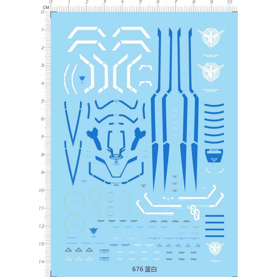 Decal nước MG 1/100 Gundam 00 Raiser