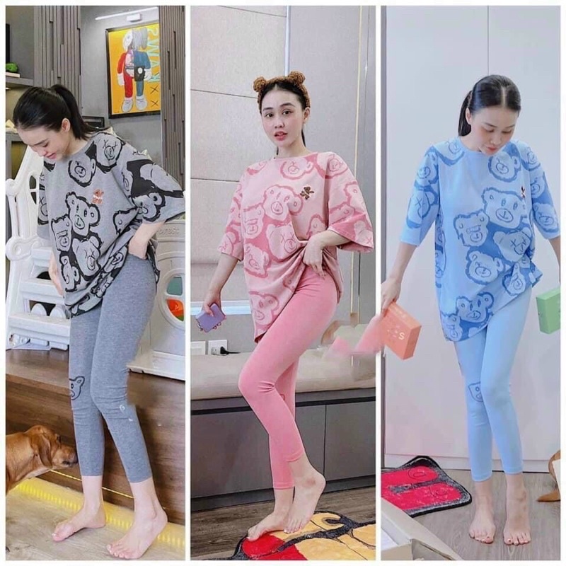 MÃ 05 SET BỘ NGỐ DÀI COTTON HÀNG ĐẸP , FROM CHUẨN