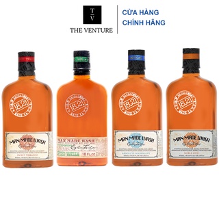 Dầu gội xả tắm 3 trong 1 18.21 Man Made Wash Sweet Tobacco , Spiced Vanilla , Absolute Mahogany , Noble Oud - 500ml
