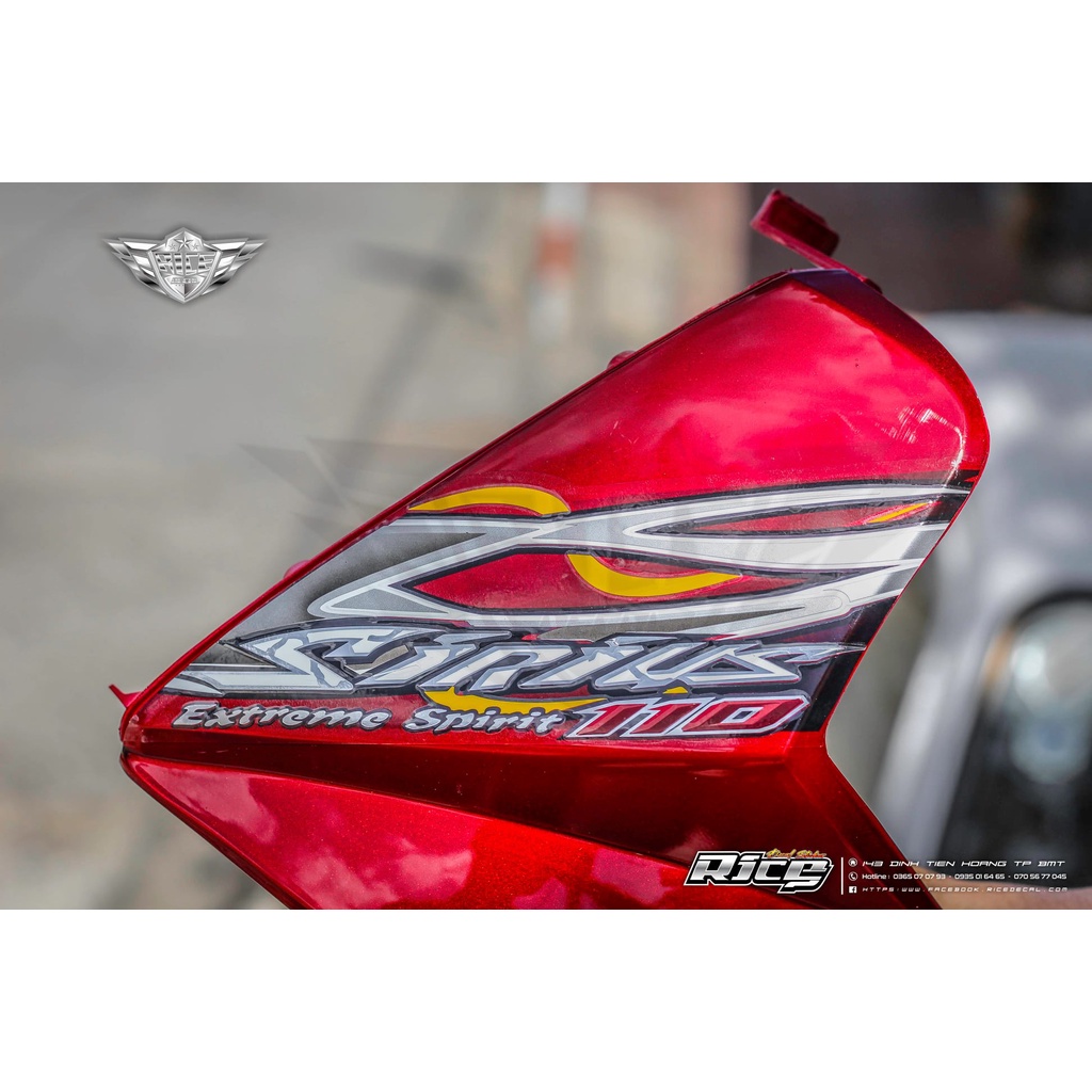 Tem Sirius Đỏ candy Sau đen S thái Dây thừng