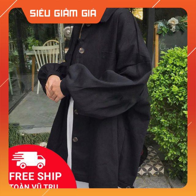 Áo Khoác kaki nút Simple jacket Unisex