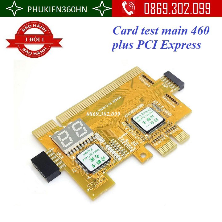 Card test main 460 plus PCI Express