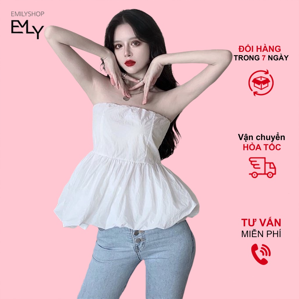 Áo kiểu sơ mi ôm cúp ngực ulzzang