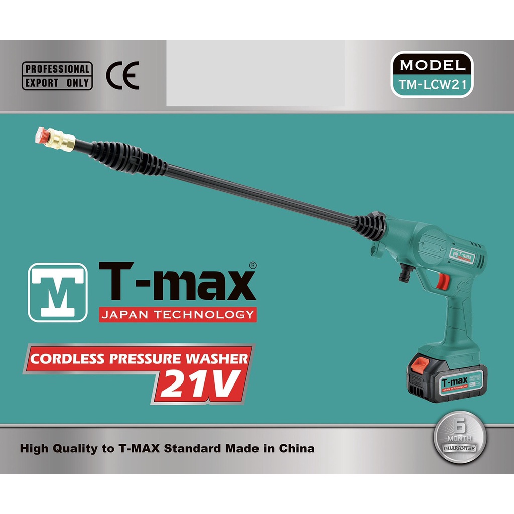 THÂN MÁY RỬA XE PIN HIỆU T-MAX , VỆ SINH ĐIỀU HÒA ÁP LỰC CAO 21V