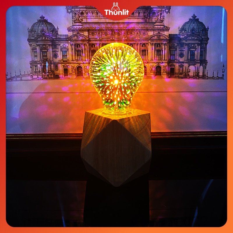 Bóng đèn pháo hoa LED Thunlit E27 5W 3D trang trí dịp lễ hội Giáng Sinh/ năm mới