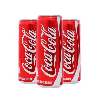 Lon nước ngọt Cocacola 330ml
