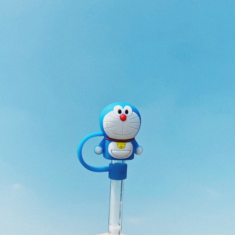 Cốc Ly Thủy Tinh Set 4 Món Doraemon Doremon Đáng Yệu