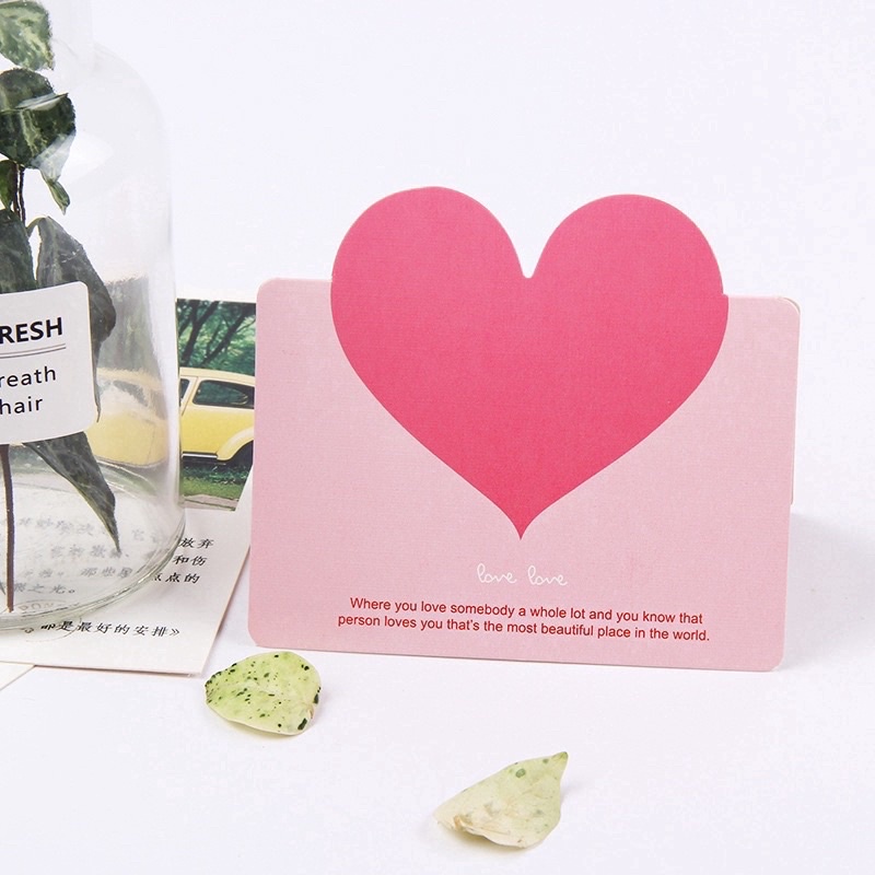 Thiệp giấy, thẻ quà tặng, card chúc sinh nhật, valentine’s, thiệp tình yêu, 8/3