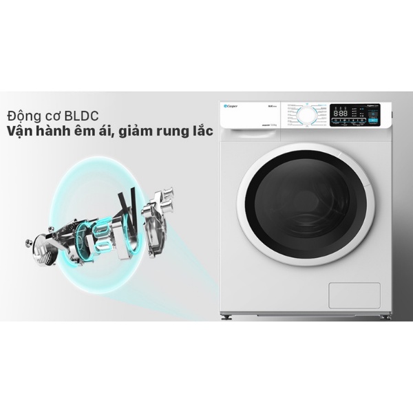 Máy Giặt Casper Inverter 9.5KG WF-95I140BWC Lồng Ngang - Giao Hàng Toàn Quốc