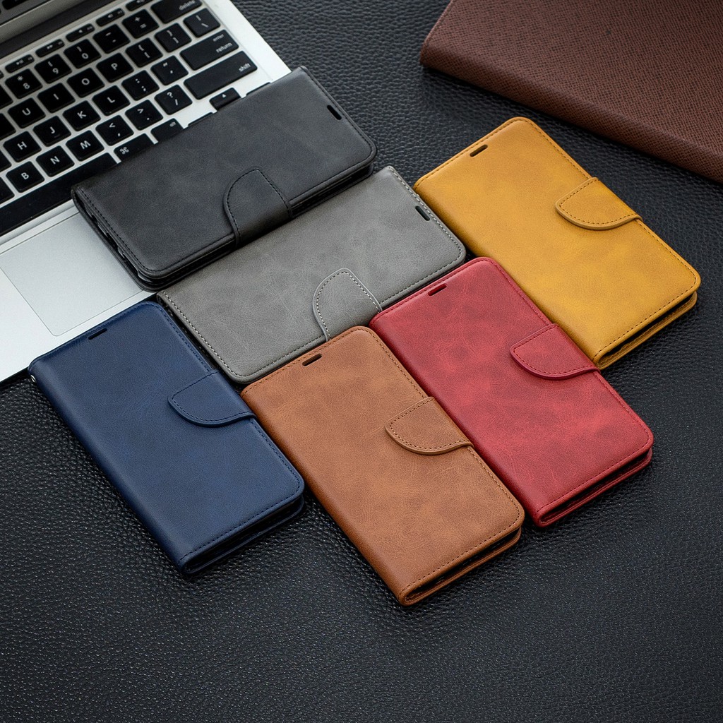 Bao điện thoại chất liệu da cho Samsung Galaxy A40 A50 A30S A50S A70/A7 2019 | BigBuy360 - bigbuy360.vn