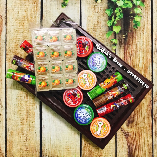 Bộ sưu tập kẹo C tim Thái Lan đủ loại - Ăn vặt trở về tuổi thơ