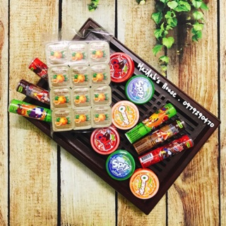 Bộ sưu tập kẹo C tim Thái Lan đủ loại - Ăn vặt trở về tuổi thơ