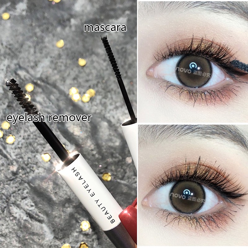 Bộ Mascara 2 Trong 1 NOVO 3D Lâu Trôi Chống Thấm Nước NO.5327