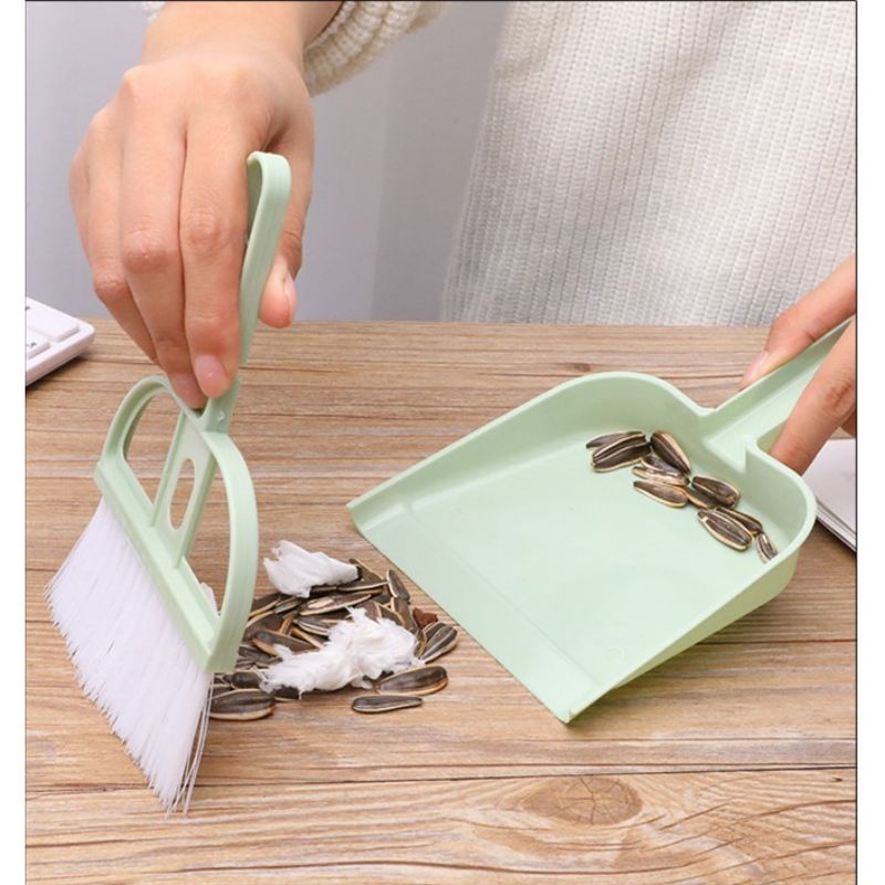 Bộ chổi quét rác và hốt rác mini