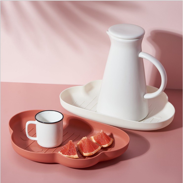 Khay Ăn Dặm Hình Đám Mây Đựng Bát Ăn Dặm Tiện Dụng Ngộ Ngĩnh Cho Bé Yêu Lunakidsbaby