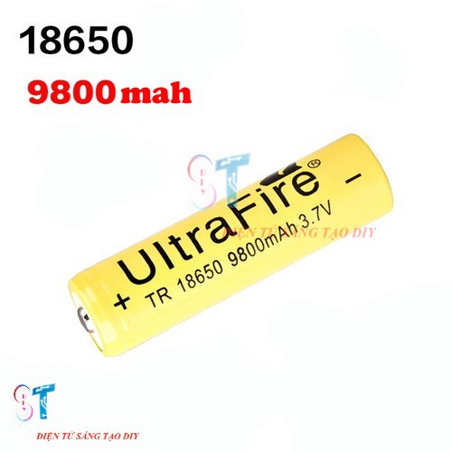 Pin Sạc Ultrafire 3.7V 18650 9800mah