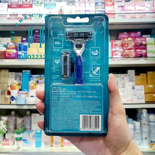 Dao cạo râu Gillette Mach 3, dao cạo râu 3 lưỡi kèm lưỡi dao thay thế Gillette