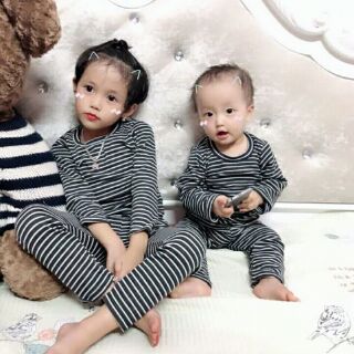 Compo 4 bộ kẻ cotton len loại 1