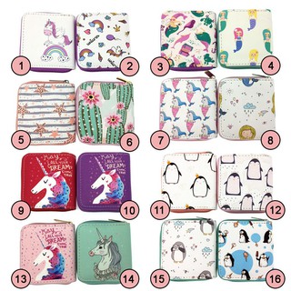 Bóp ví ngắn nữ Cartoon họa tiết hoạt hình thú cute dễ thương - Link 4 - Banana Store