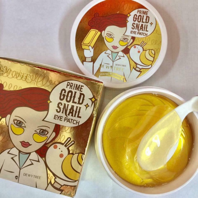 [Giá tốt] Mặt nạ mắt DewyTree Prime Gold Snail Eye Patch - Chính hãng